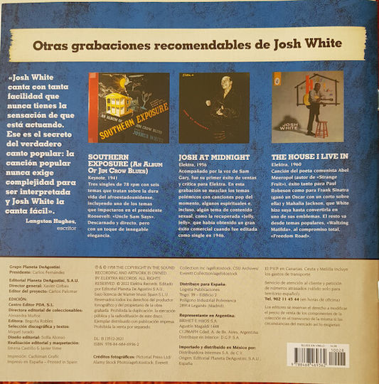 Josh White Chain Gang Songs Vinyl