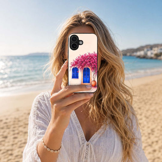 Калъф Sonique Greek Island Muse Series Motorola Edge 40 5g Розова Букаmbилия