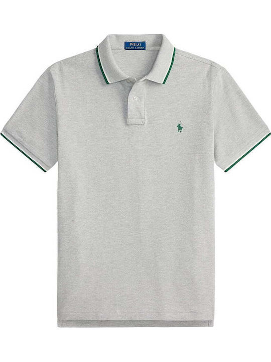Polo Short Sleeve Blouse Grey