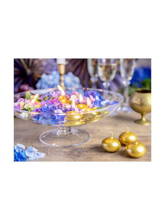 PartyDeco Διακοσμητικό Κερί Χρυσό