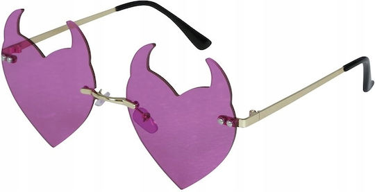 Carnival Glasses Purple for Halloween