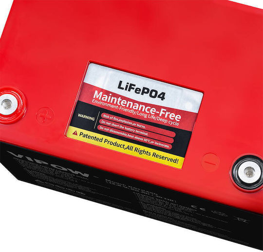 Vipow BAT0490 Μπαταρία UPS με Χωρητικότητα 60Ah και Τάση 12V