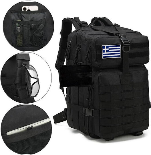 Militärrucksack Schwarz 45lt RZT-45-Schwarz