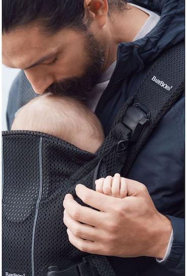 BabyBjorn One Air Класически Кенгуру Черен с Максимално Тегло на Детето 15kg