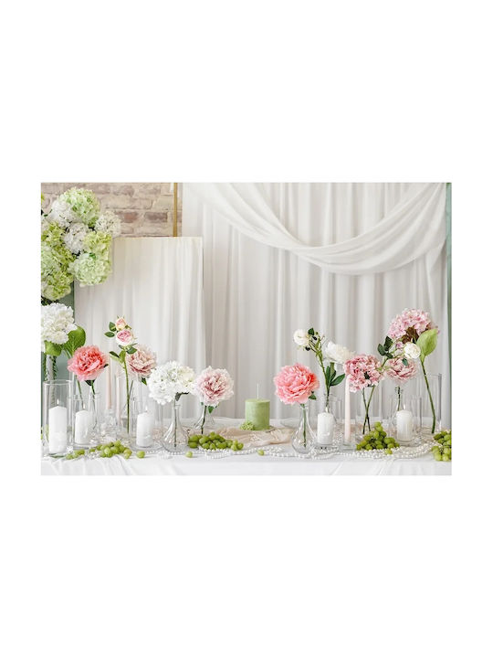 Artificial Flower Hydrangea White Wedding Communion Centerpiece Decoration 35cm