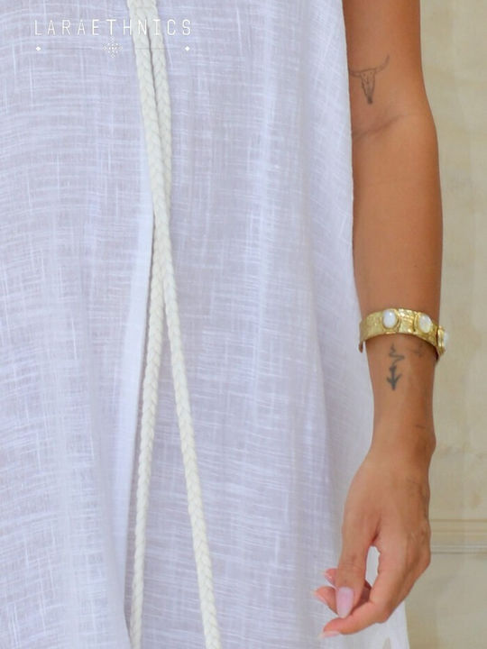 Καλοκαιρινό Maxi Φόρεμα Off-white