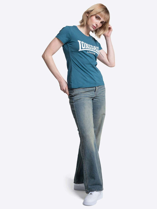 Cartmel Damen Sport T-Shirt Türkis/Weiß
