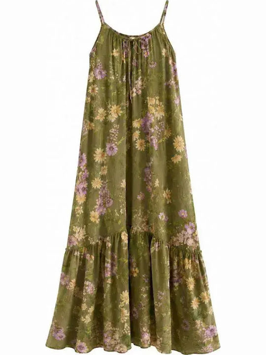 Summer Maxi Dress Verde Militare