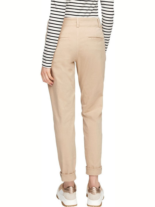 Damen Chino Hose Beige