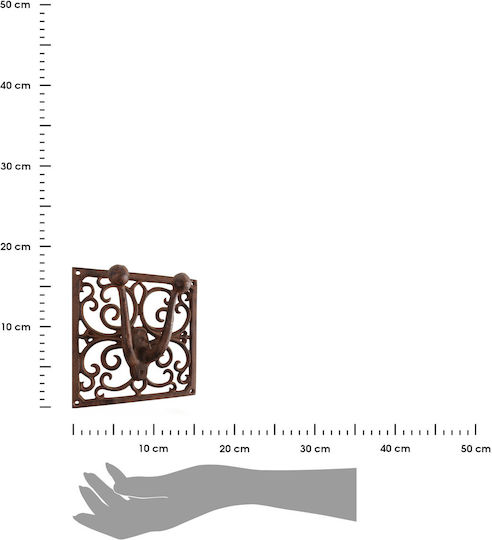 Mâner Decorativ Din Fontă 17 Cm