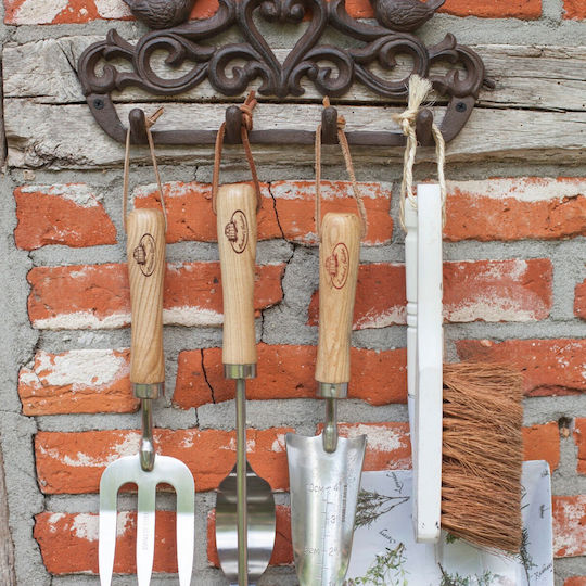 Vintage Gusseisen Hänger Vögel 31cm