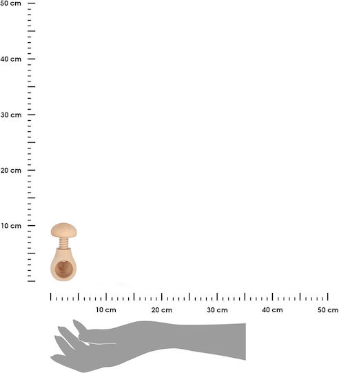 Wooden Mushroom Nutcracker