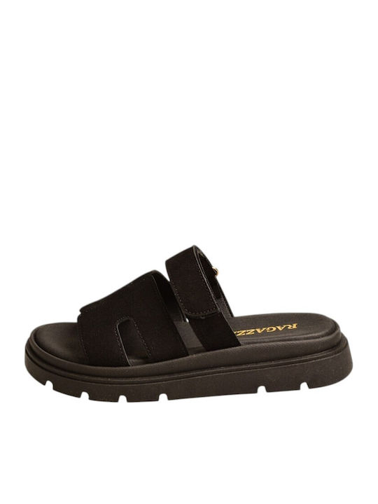 Ragazza Leather Sandals Black