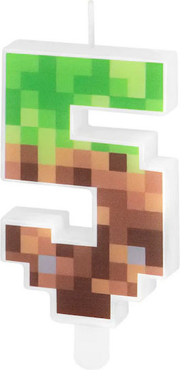 Cake Candle Number 5 Five Pixels Pixele