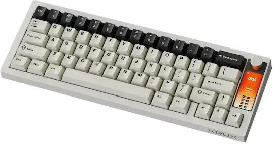 Krux Drox Wireless Gaming Mechanical Keyboard 65% with RGB Lighting (International English) Gray