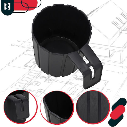 Kotarbau Σετ 2 Γλάστρες Πλαστικές Anthracite Kotarbau Σετ 2 Γλάστρες Πλαστικές Anthracite
