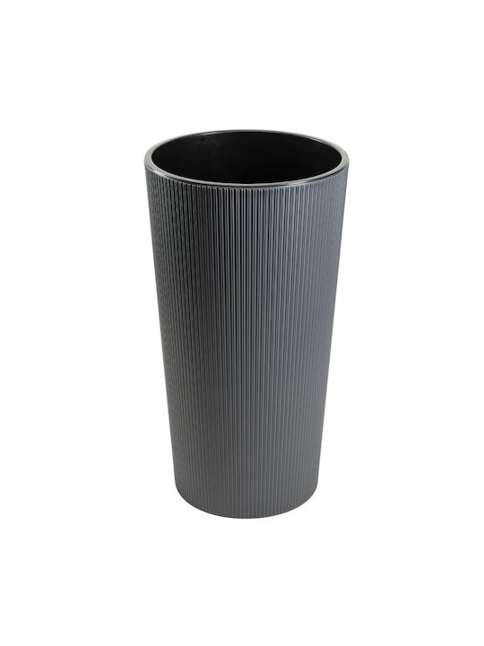HowHomely Anthrazit Pflanzgefäß 75cm