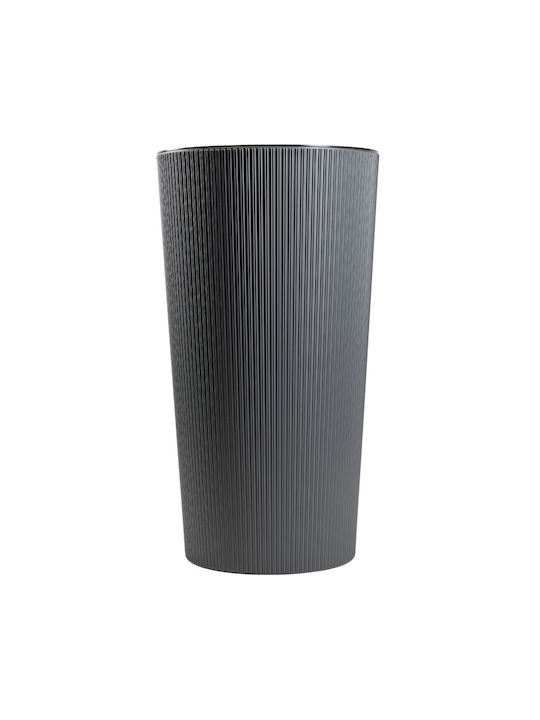 HowHomely Anthrazit Pflanzgefäß 75cm