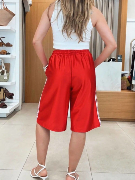 Women's Red Bermudas