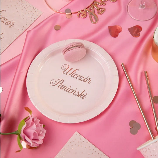 Papierplatten Bachelorette Party 18cm 6 Stück