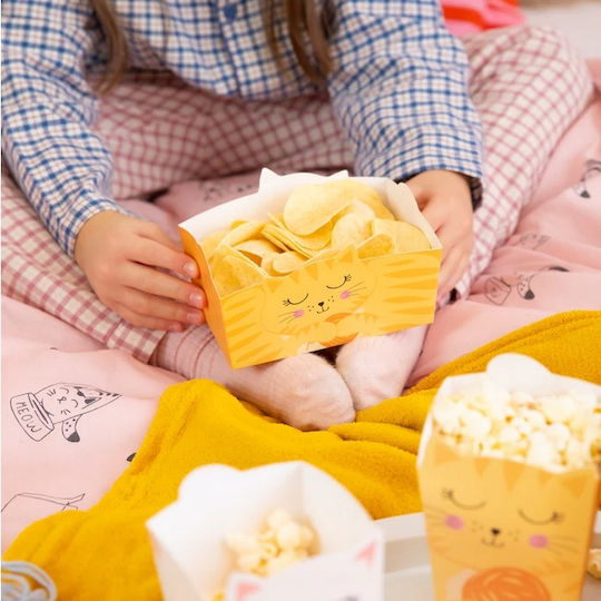 Boxes Chips Crisps Snacks Colorful Kittens Cats Birthday Party 3pcs