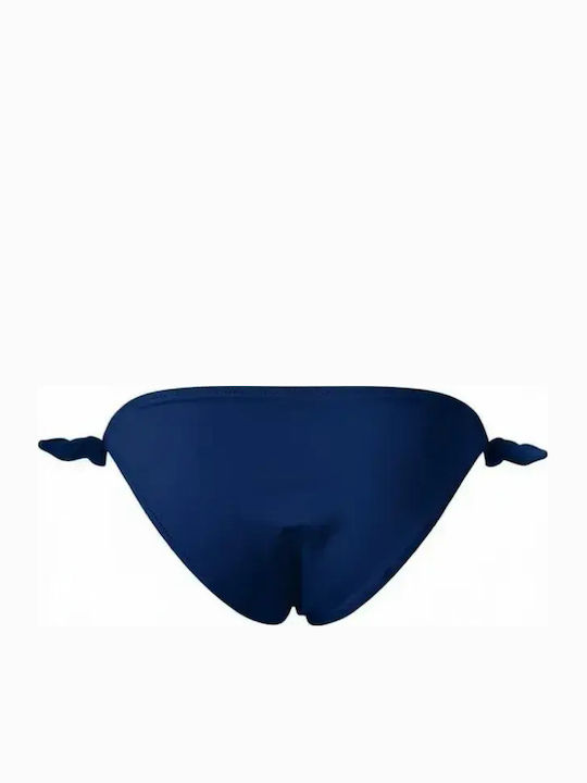Bikini Slip με Κορδονάκια Royal Blue