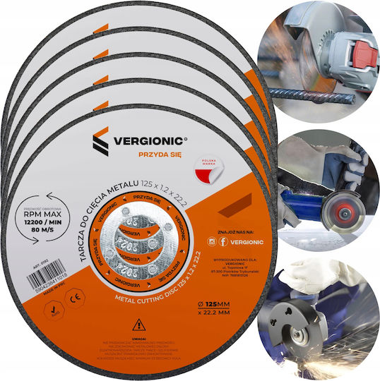 Vergionic Metal Cutting Disc 125mm