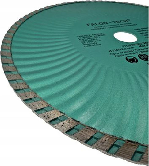 Falon-Tech Δίσκος Κοπής Δομικών Υλικών 230mm