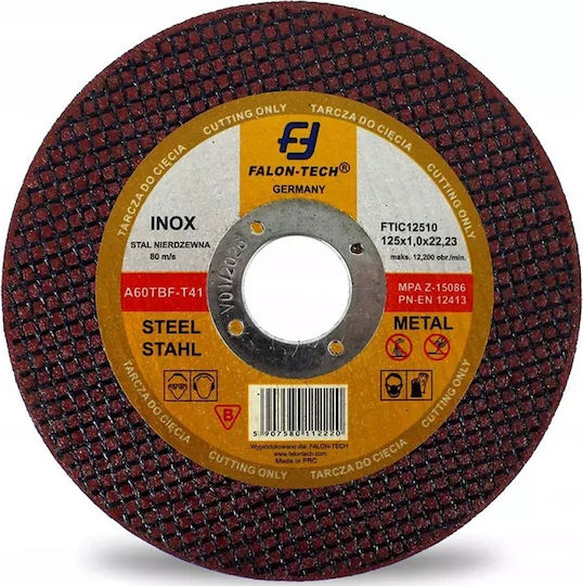 Falon-Tech Δίσκος Κοπής Μετάλλου 125mm
