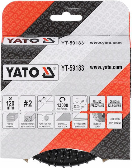 Yato Δίσκος Κοπής Ξύλου 120mm