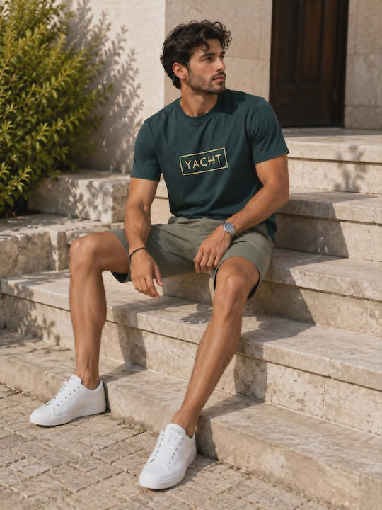 Ανδρική Βερμούδα Chino Χρώμα Μέντα