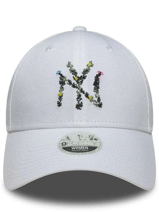 New Era Wmns Floral Infill 9forty Neyyan Whi 60667481 White
