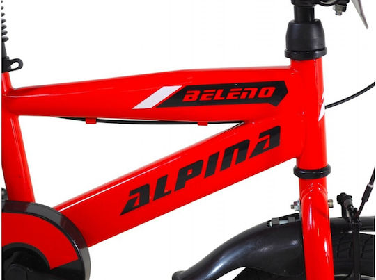 Alpina 18" Детско Колело BMX с Алуминиева Рамка Червено