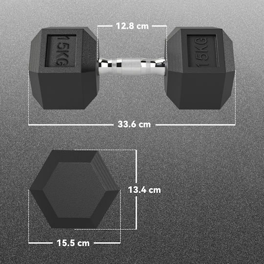 HomCom Haltere 1 x 15kg