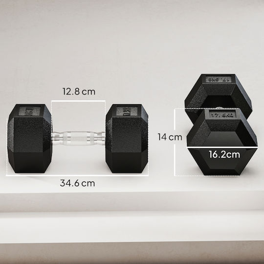 HomCom Hantel 1 x 35kg