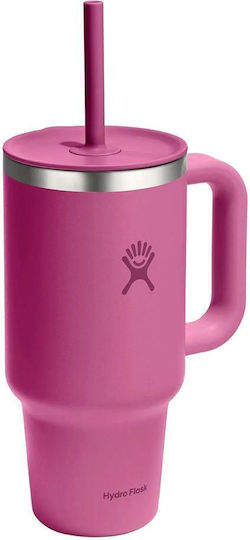 Hydro Flask Ποτήρι Θερμός Ανοξείδωτο 950ml Reef με Λαβή και Καλαμάκι