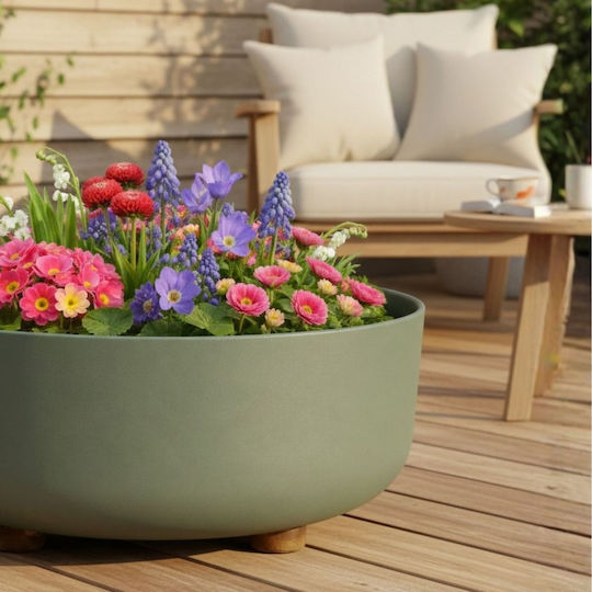 HowHomely Plant Pots Orange 14.4cm