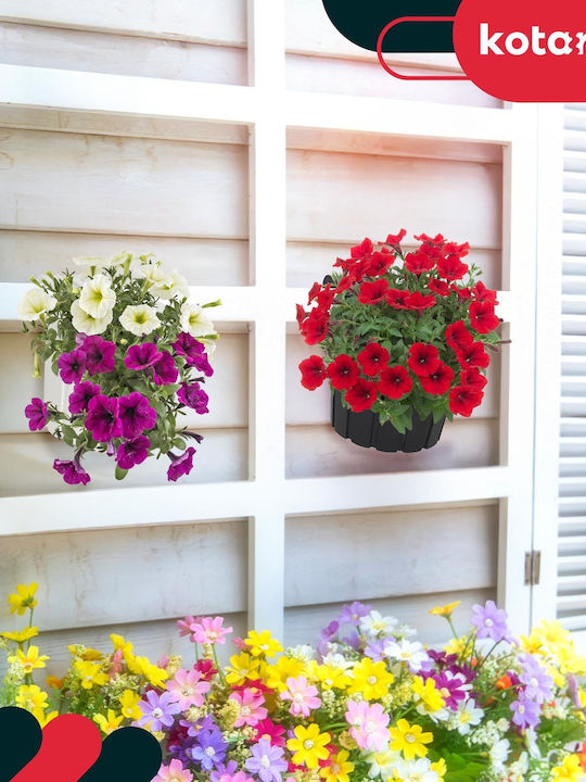 Kotarbau Hanging Gray Plastic Plant Pot