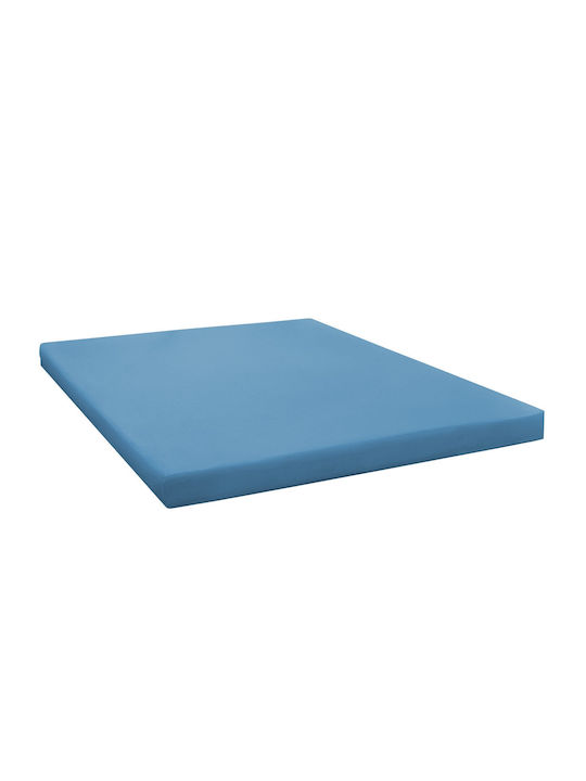 KZ Double Bed Sheet With Elastic 140x200cm Blue