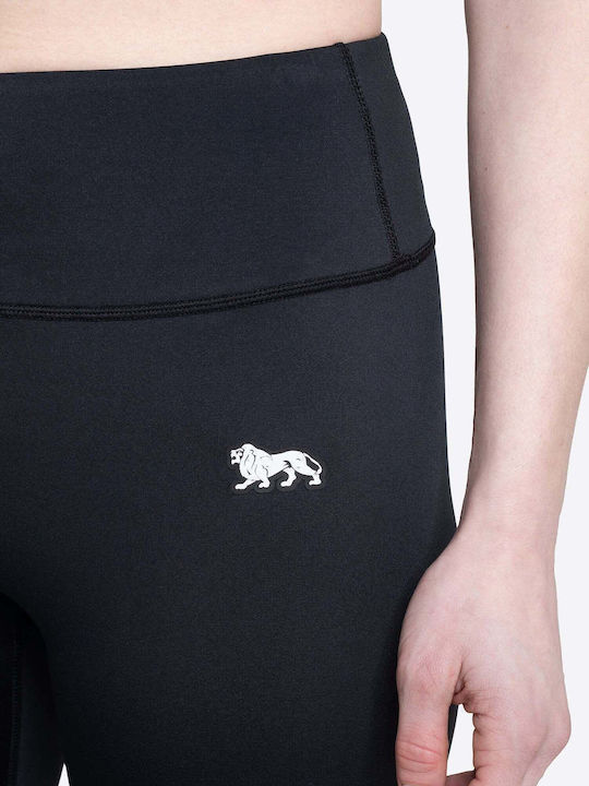 Damen Leggings Training Schwarz/Ecru