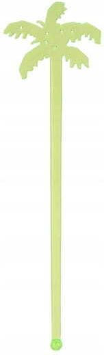 Set 12 Colorful Cocktail Decorations 24cm Plastic