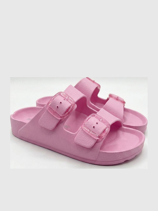 Slides σε Ροζ Χρώμα