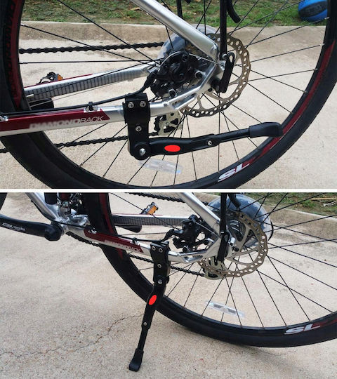Adjustable Bicycle Kickstand Foot Support