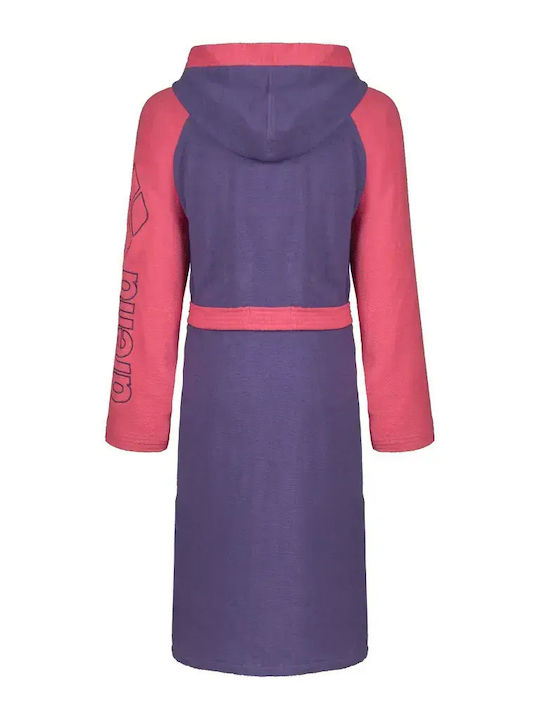 Μπουρνουζι Arena Cotton Robe Bicolor Violet-shocking Pink