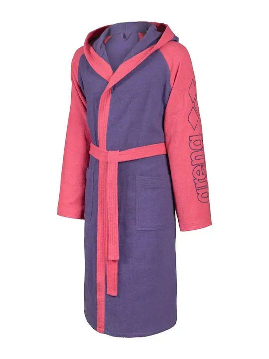 Μπουρνουζι Arena Cotton Robe Bicolor Violet-shocking Pink