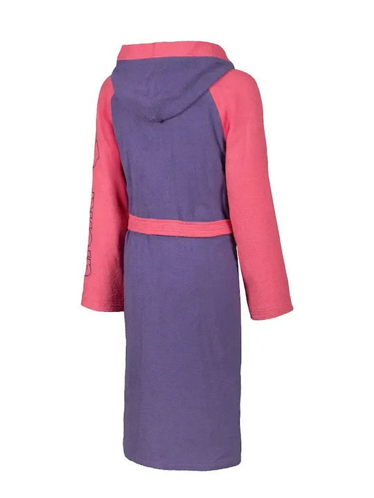 Μπουρνουζι Arena Cotton Robe Bicolor Violet-shocking Pink