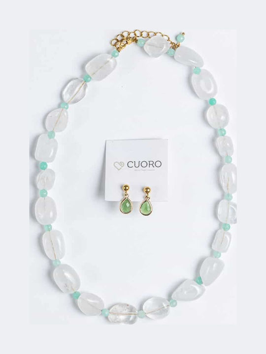 Cuoro Colier Verde