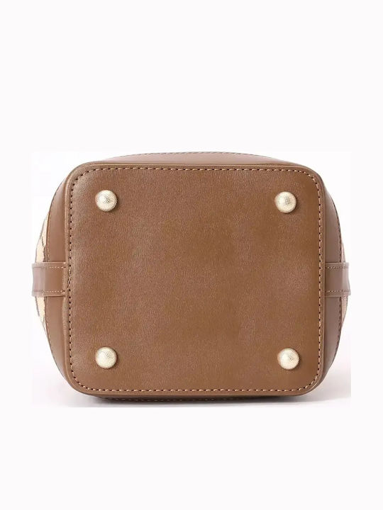 Damentasche Schulter Beige