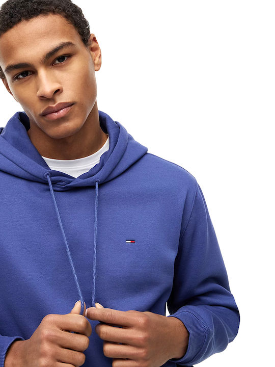 Flag Sweatshirt with Hood Blue