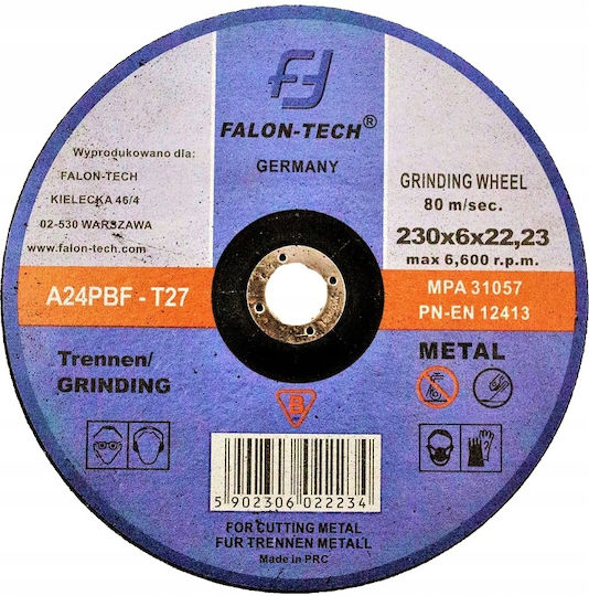 230x6 Mm Grinding Disc Metal Steel Cast Iron 230 X 6 Grinding